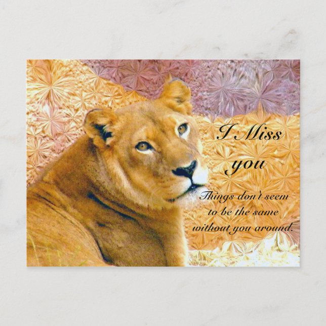 I Miss You_ Postcard (Front)