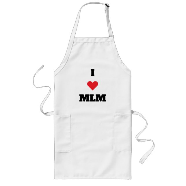 I ❤️ MLM Apron (Front)