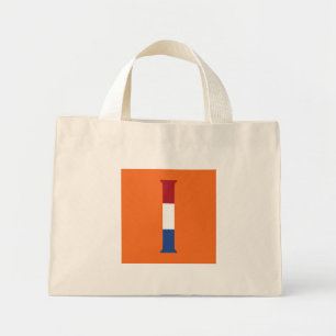 I Monogram overlaid on NLD Flag on or ttcnt Mini Tote Bag