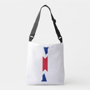 I Monogram overlaid on Union Jack Flag cbbt Crossbody Bag