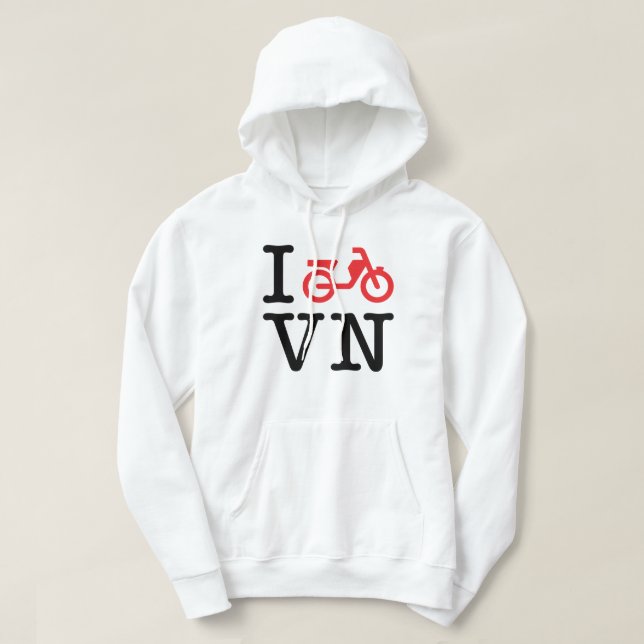I Motorbike Vietnam Hoodie (Design Front)