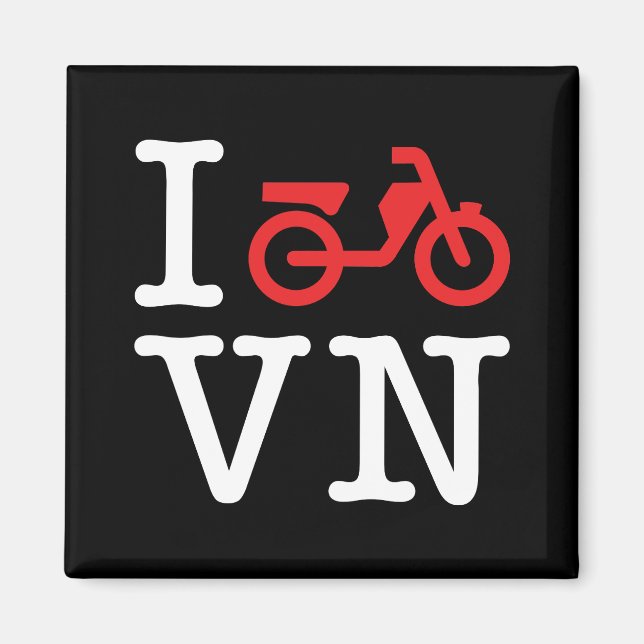 I Motorbike Vietnam Magnet (Front)