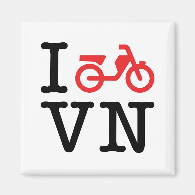 I Motorbike Vietnam Magnet (Front)