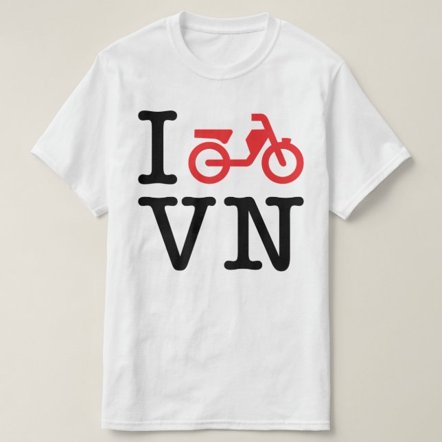 I Motorbike Vietnam T-Shirt (Design Front)