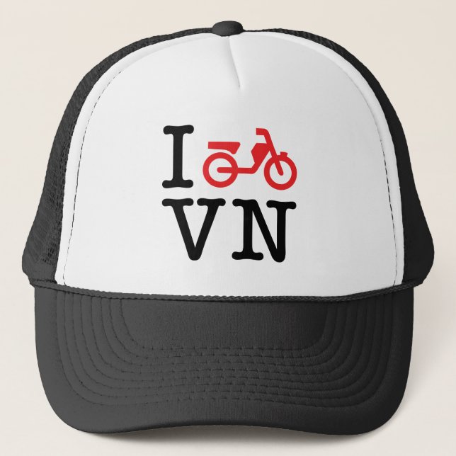 I Motorbike Vietnam Trucker Hat (Front)