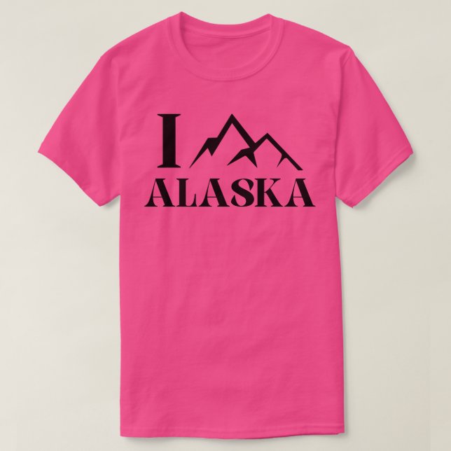 I Mountain Alaska TShirt (Design Front)