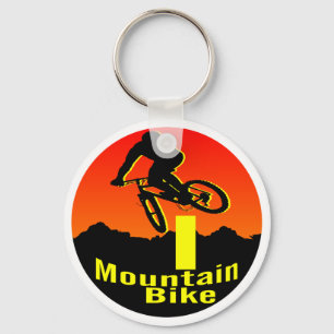 I Mountain Bike Key Ring