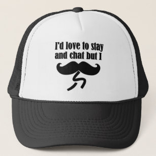 I Moustache (I Must Dash) - Very Funny Trucker Hat
