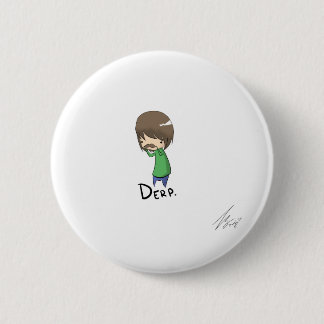 i moustache you a question 6 cm round badge