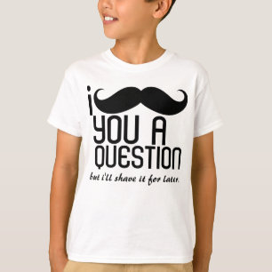 I Moustache You a Question Kids T-Shirt