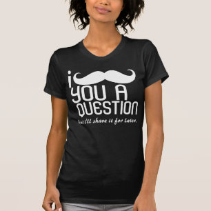I Moustache You a Question Ladies Tank Top