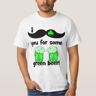 I moustache you for some green beer T-Shirt