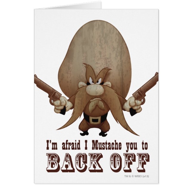 I Moustache You To Back Off (Front)