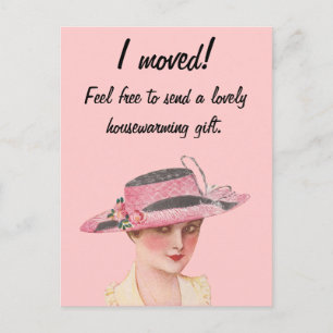 I Moved! Announcement Postcard