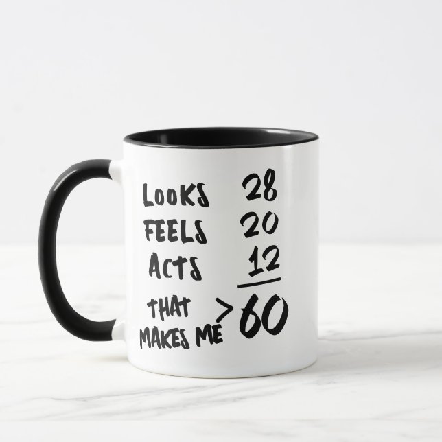 I must be 40 mug, 40th birthday Coffee Mug (Left)
