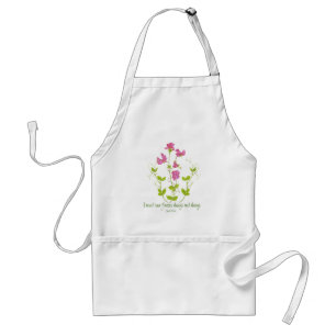 I must have Flowers Claude Monet Quote Sweet Pea Standard Apron