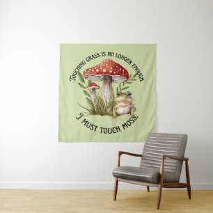 I must touch moss tapestry