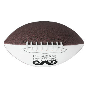 I Mustache Fun Humor American Football
