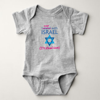 "I nap with Israel" Baby Bodysuit