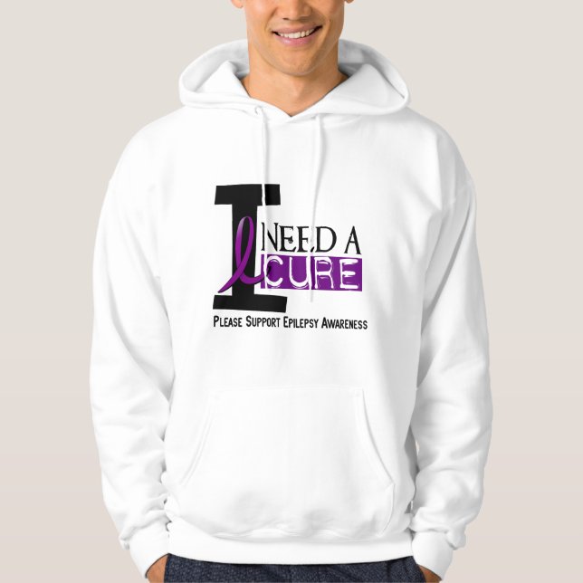 I NEED A CURE 1 EPILEPSY T-Shirts (Front)