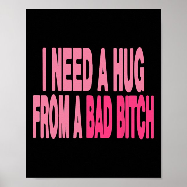 I Need A Hug From A D Merry Christmas  Poster (Front)