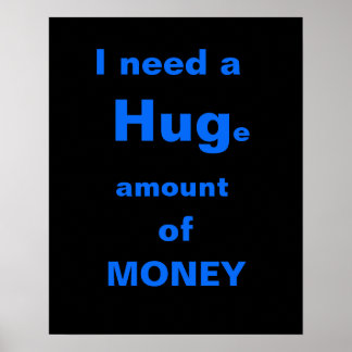I need a hug poster