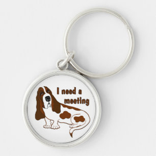 I Need A Meeting Key Ring