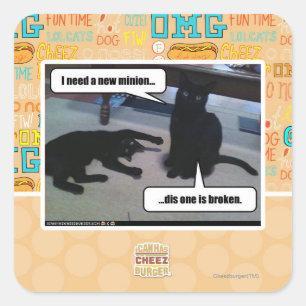 I need a new minion square sticker