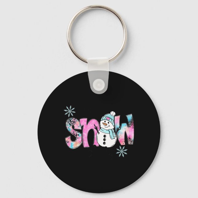 I Need A Snow Day Key Ring (Front)