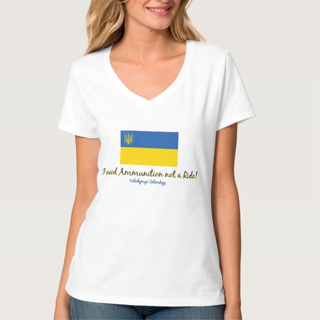 I need ammunition not a ride T-Shirt (Front)