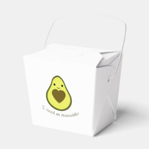 I Need an Avocuddle Cute Kawaii Avocado Favour Box