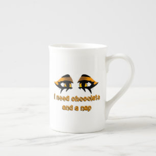 I need Chocolate & a nap... Mood Mug Funny
