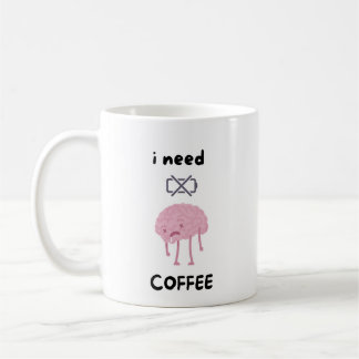I Need Coffee - Funny Coffee Lover Mug" Mug