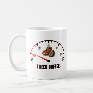I Need Coffee Mug