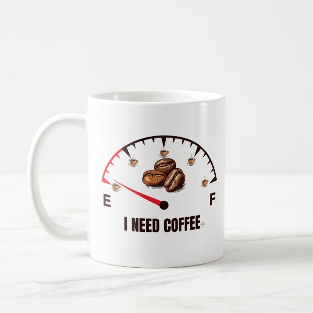 I Need Coffee Mug (Left)