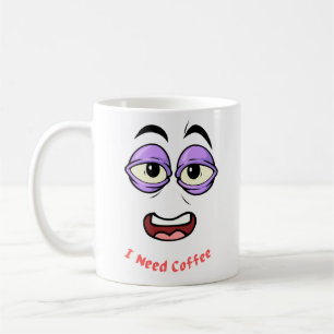 I need Coffee Print Mug