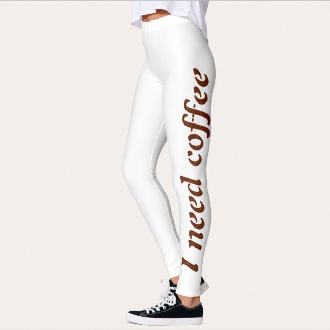 I Need Coffee Workout Leggings for Women (Creator Uploaded)