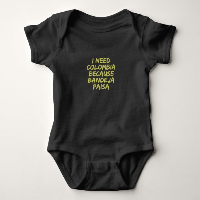 I need Colombia Baby Bodysuit (Front)