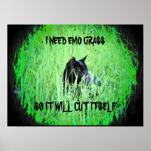 I need emo grass poster