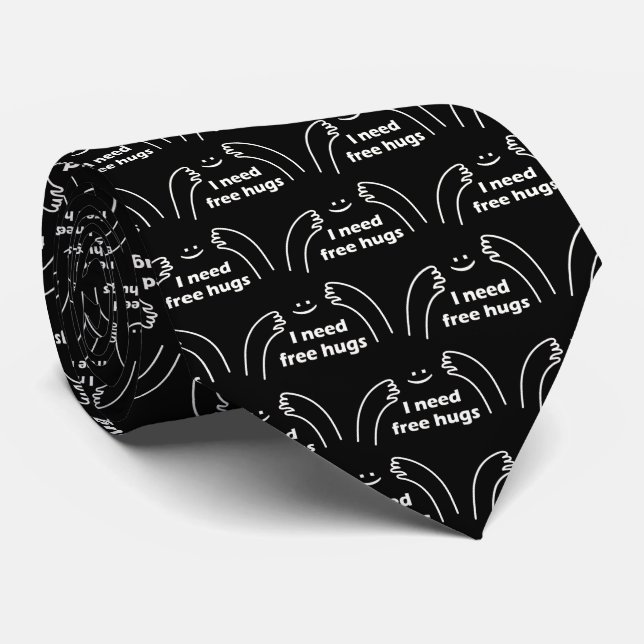 I need free hugs baby T-Shirt Tie (Rolled)