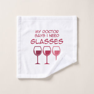 I need glasses bath towel set