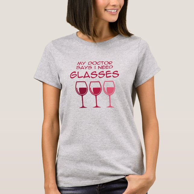 I need glasses T-Shirt (Front)