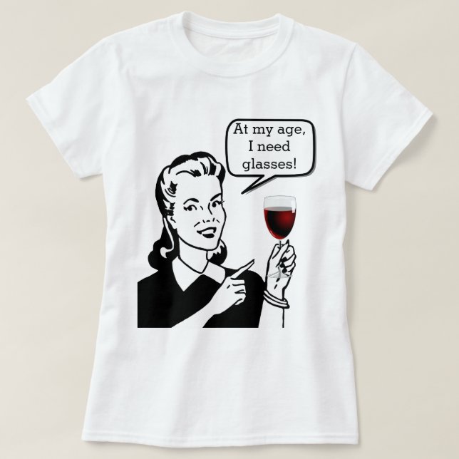 I Need Glasses T-Shirt (Design Front)