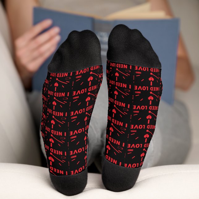 I need love speedometer socks (Bottom)