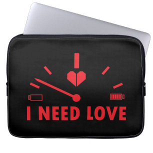 I need love speedometer T-Shirt Laptop Sleeve