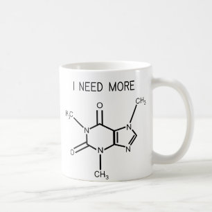 I Need More Caffeine Coffee Mug