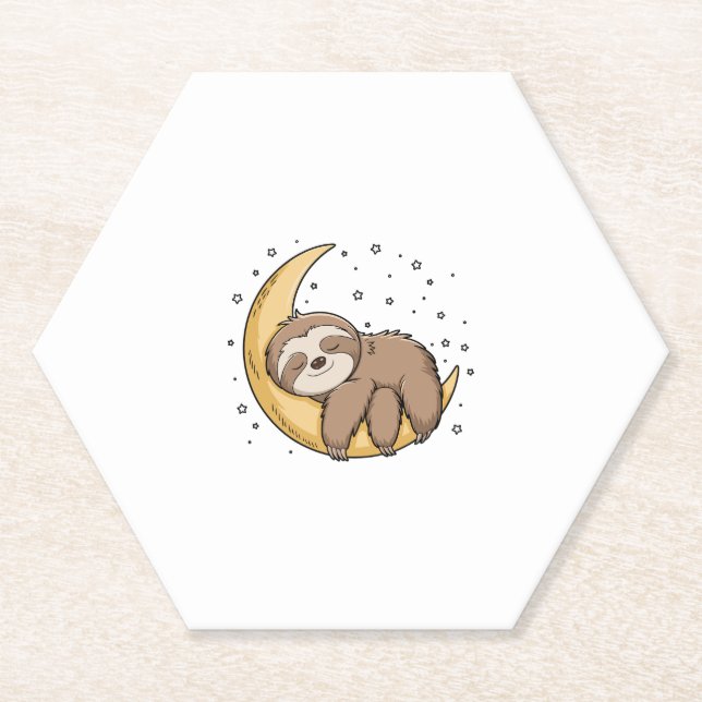 I Need More Sleep Paper Coaster (Front)