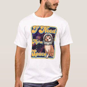 I Need More Space - Funny Retro Chihuahua Astronau T-Shirt