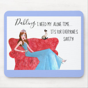 “I Need My Alone Time!” Mouse Mat