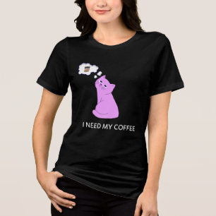 I Need My Coffee Grumpy Cat Lover Tee